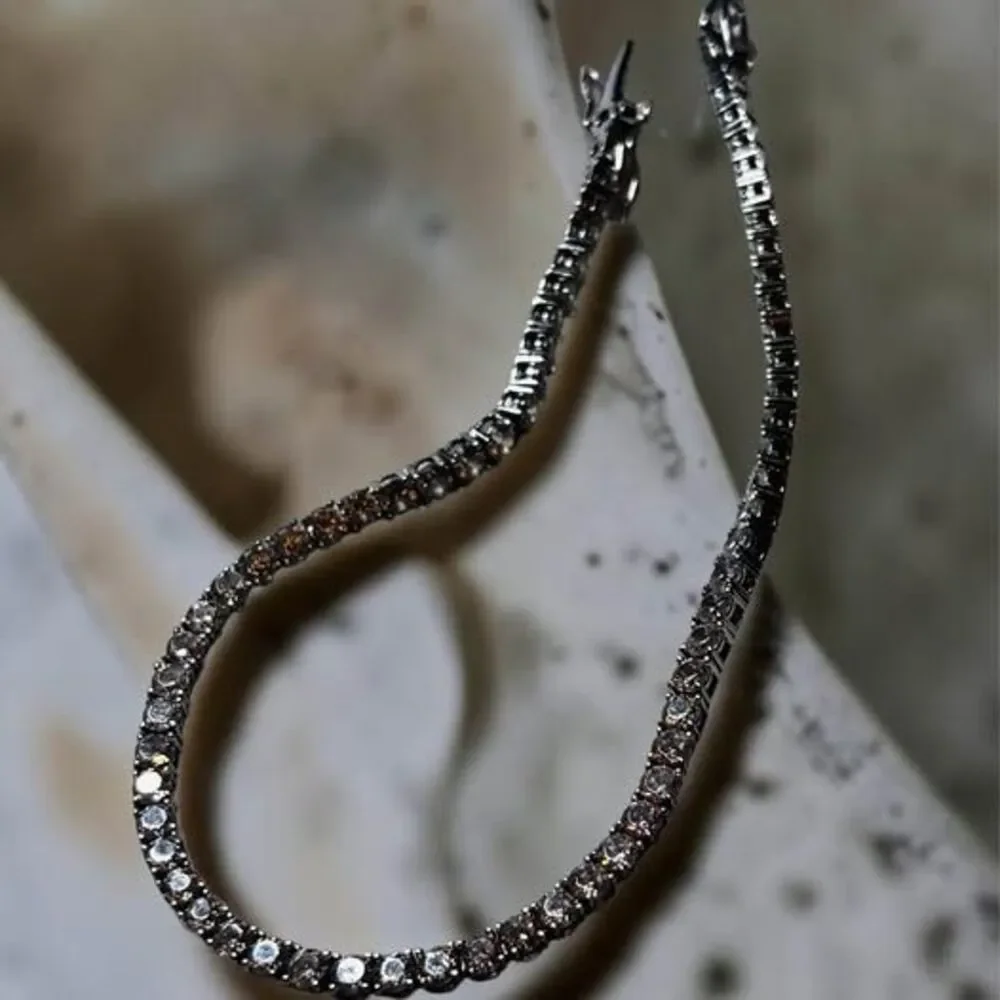 🎁🎁 free shipping -925 Sterling Silver Cubic Zirconia CZ Tennis Bracelet 7.5